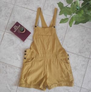 Mustard Yellow Cotton Overalls 🌻 Shortalls Jumper